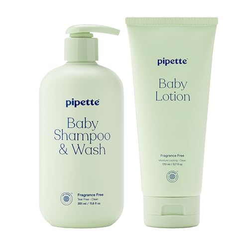 Pipette Fragrance-Free Baby Wash & Lotion Duo