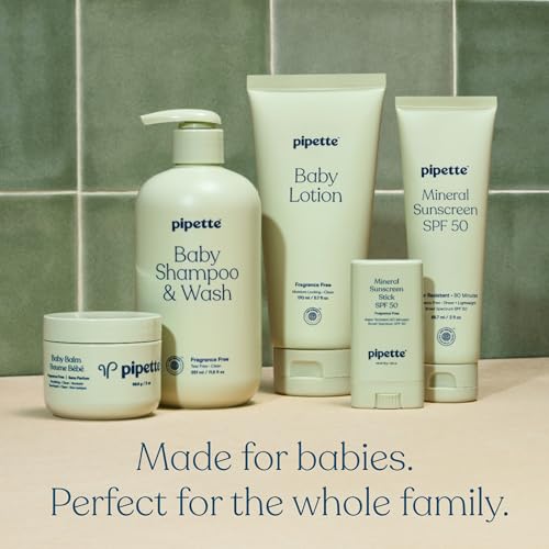 Pipette Fragrance-Free Baby Wash & Lotion Duo