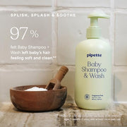 Pipette Fragrance-Free Baby Wash & Lotion Duo
