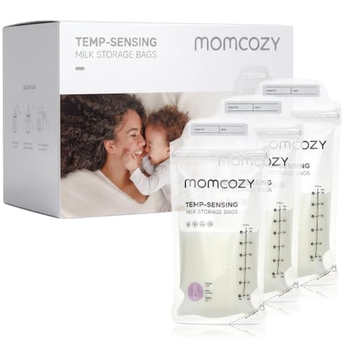 Momcozy 6 oz Temperature-Sensing Breast Milk Storage Bags