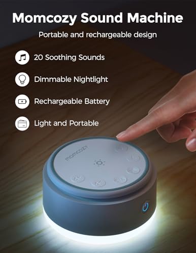 Momcozy Portable Baby White Noise Sound Machine