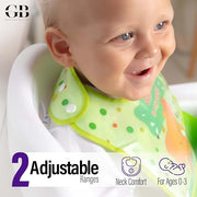 GB Gwendolyn's Boutique 3-Bib & Temperature Utensil Set