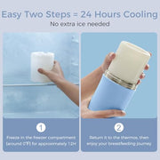 Momcozy 22 oz Portable Breast Milk Cooler, 24-Hour Cooling