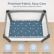 Soft Microfiber Fitted Crib & Toddler Bed Sheet