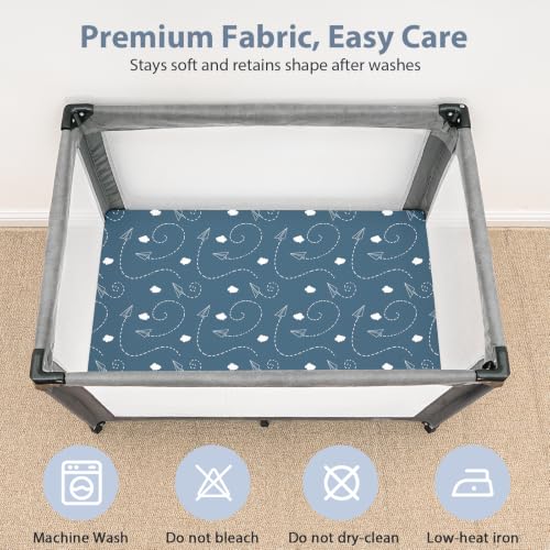 Soft Microfiber Fitted Crib & Toddler Bed Sheet