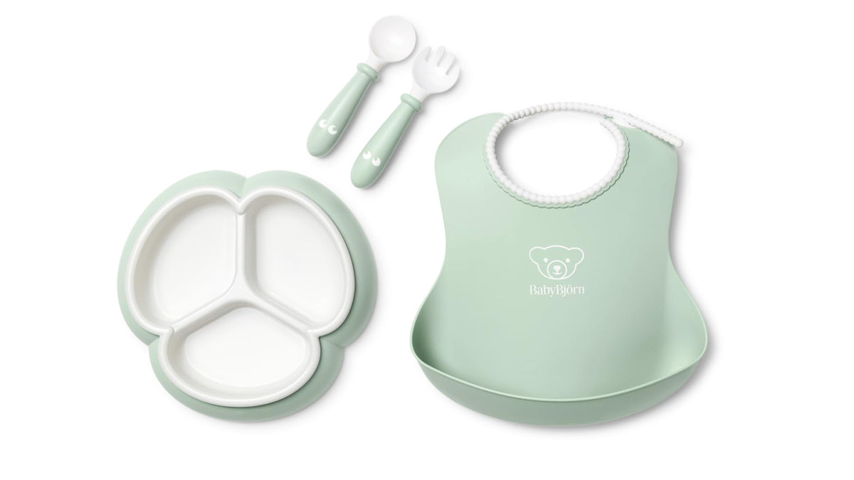 BabyBjörn 4-Piece Baby Mealtime Feeding Essentials Set