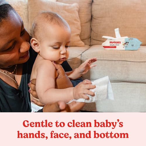 Huggies Simply Clean Unscented Baby Diaper Wipes