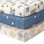 Soft Microfiber Fitted Crib & Toddler Bed Sheet