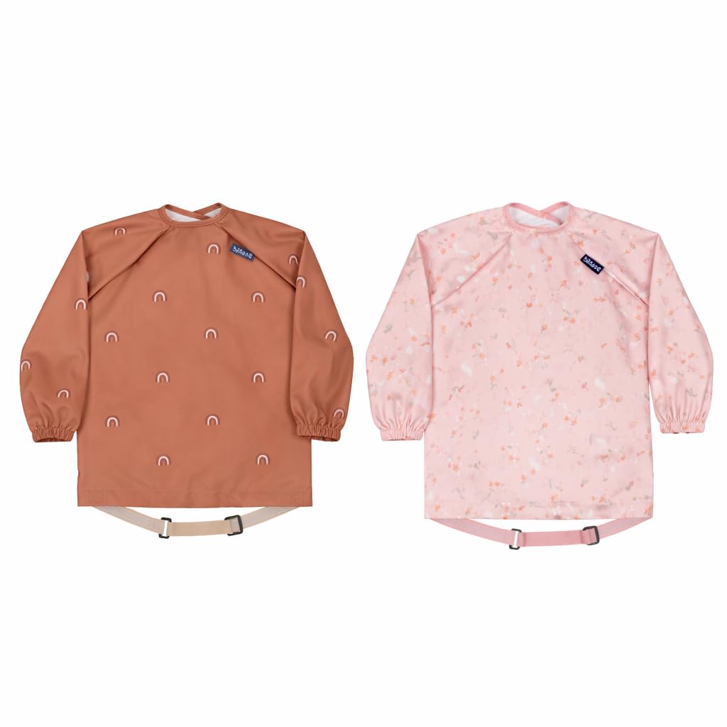BIBaDO Easy-Clean Long Sleeve Bib for Babies & Toddlers