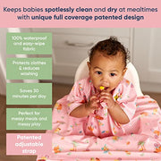 BIBaDO Easy-Clean Long Sleeve Bib for Babies & Toddlers