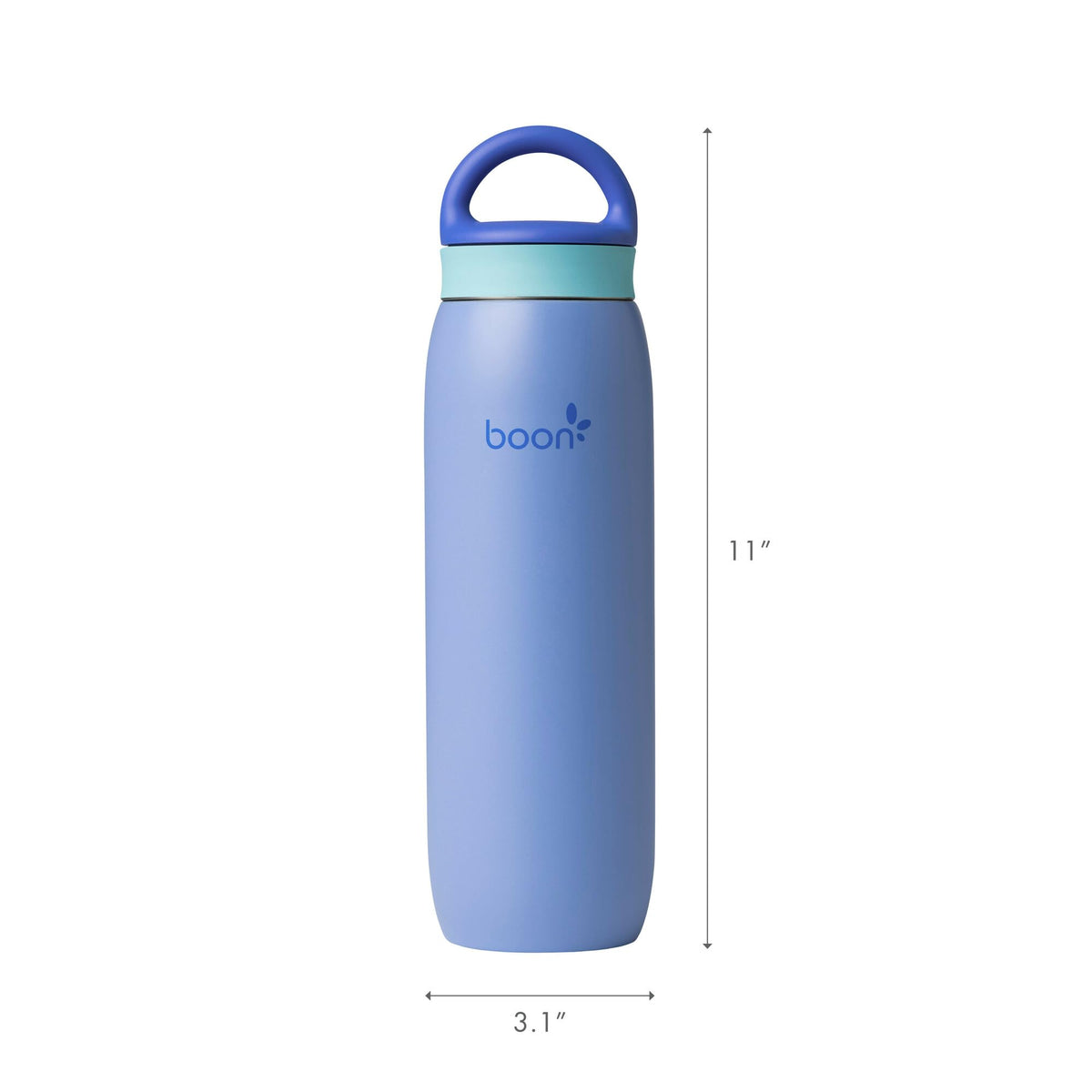 Boon Frosh Portable Breastmilk Chiller - Insulated Stainless Steel Cooler and Storage Container - Purple - Keeps Milk Cold for up to 17 Hours*