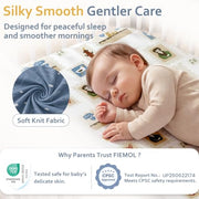Soft Microfiber Fitted Crib & Toddler Bed Sheet