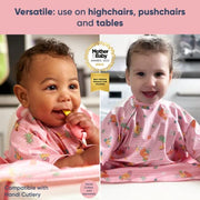 BIBaDO Easy-Clean Long Sleeve Bib for Babies & Toddlers