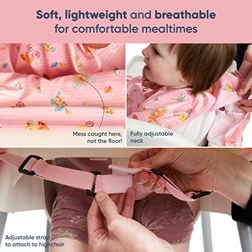 BIBaDO Easy-Clean Long Sleeve Bib for Babies & Toddlers