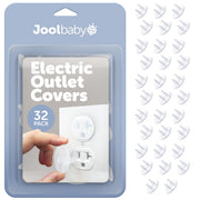 Jool Baby Transparent Outlet Covers for Child Safety, 32-Pack