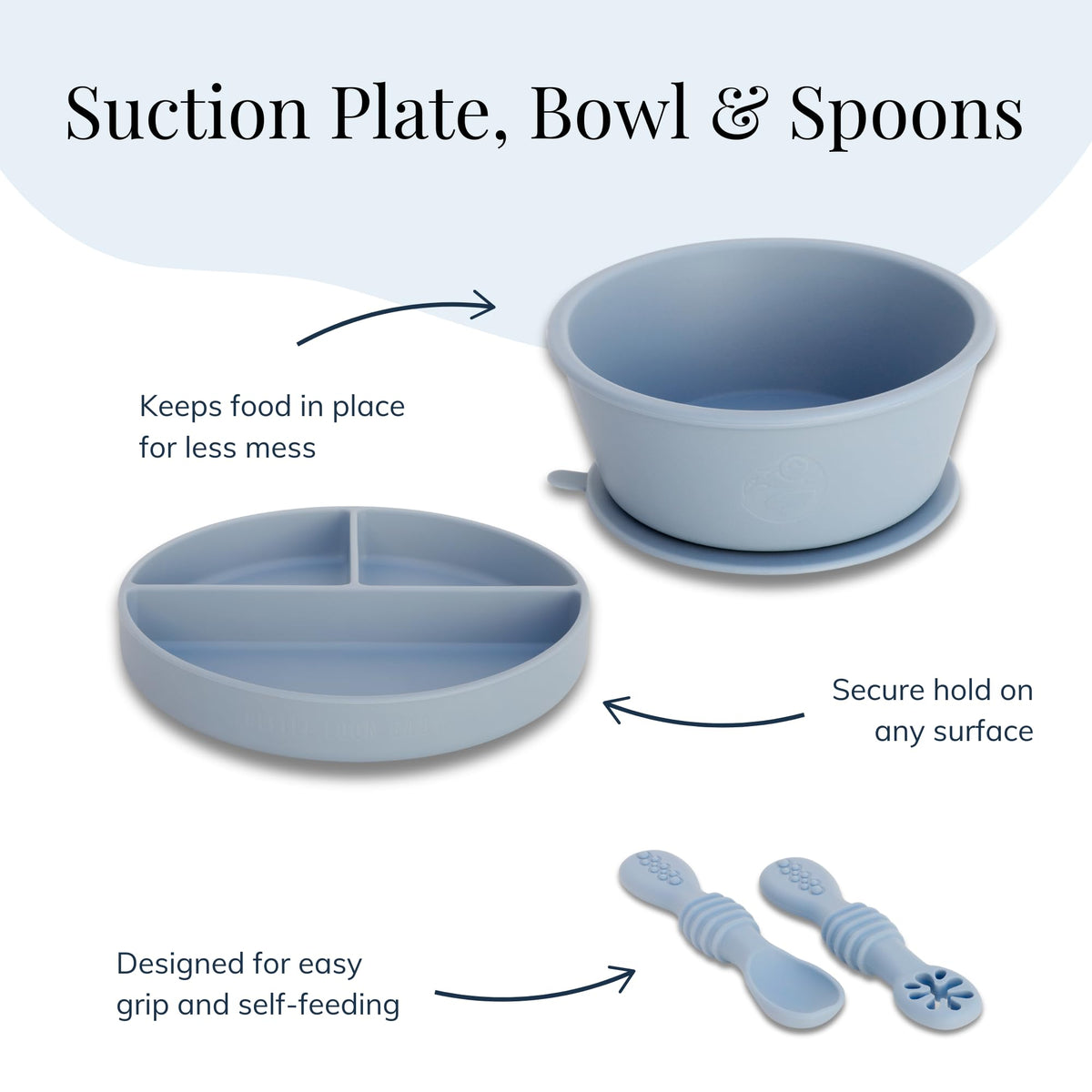 Little Loon Baby-Led Weaning Silicone Feeding Set