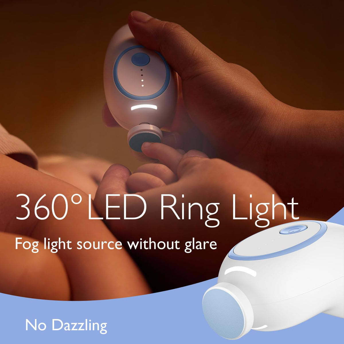 Momcozy Electric Baby Nail File & Trimmer Set