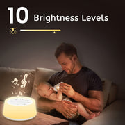 ColorsNoise White Noise Machine with Baby Night Light