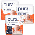 Pura Newborn Baby Diapers for Sensitive Skin