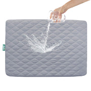 Waterproof Quilted Crib Mattress Protector Fitted Sheet