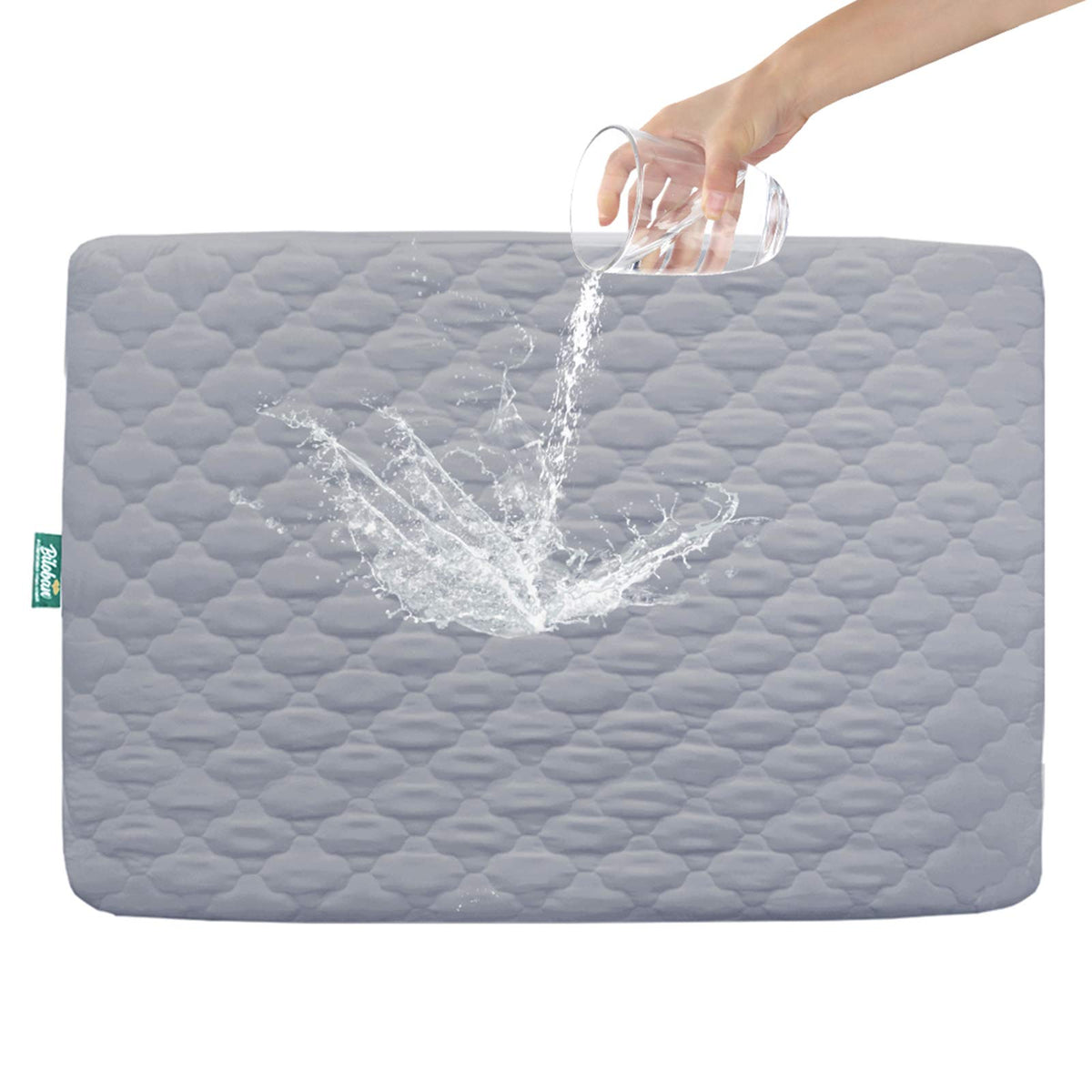 Waterproof Quilted Crib Mattress Protector Fitted Sheet