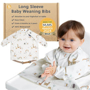 BIBaDO Easy-Clean Long Sleeve Bib for Babies & Toddlers