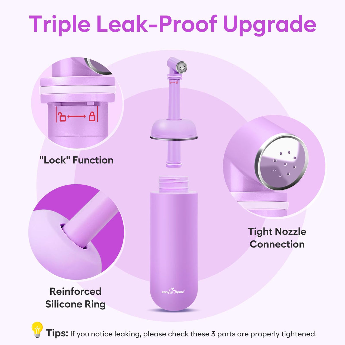 Easy@Home Portable Travel Bidet for Women & Men
