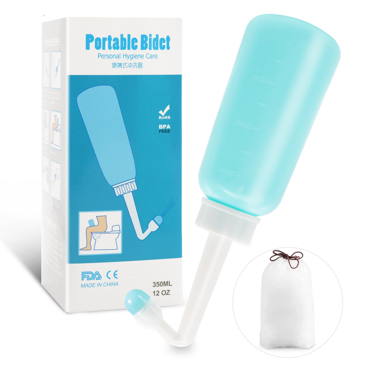 Peri Bottle for Postpartum Care,12 OZ Perineal Bottle Postpartum Essentials