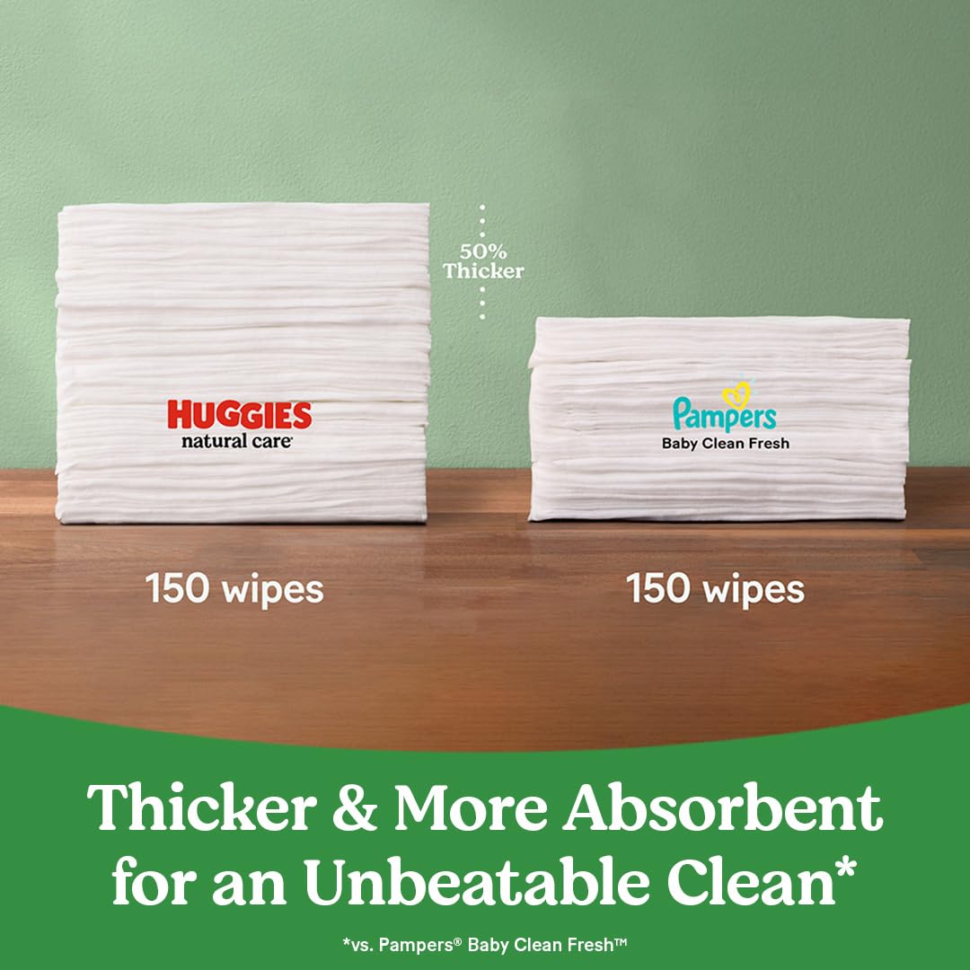 Huggies Natural Care Sensitive Baby Wipes, 288 Count