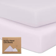 KeaBabies 2-Pack Organic Fitted Crib Sheets, 52 x 28 in