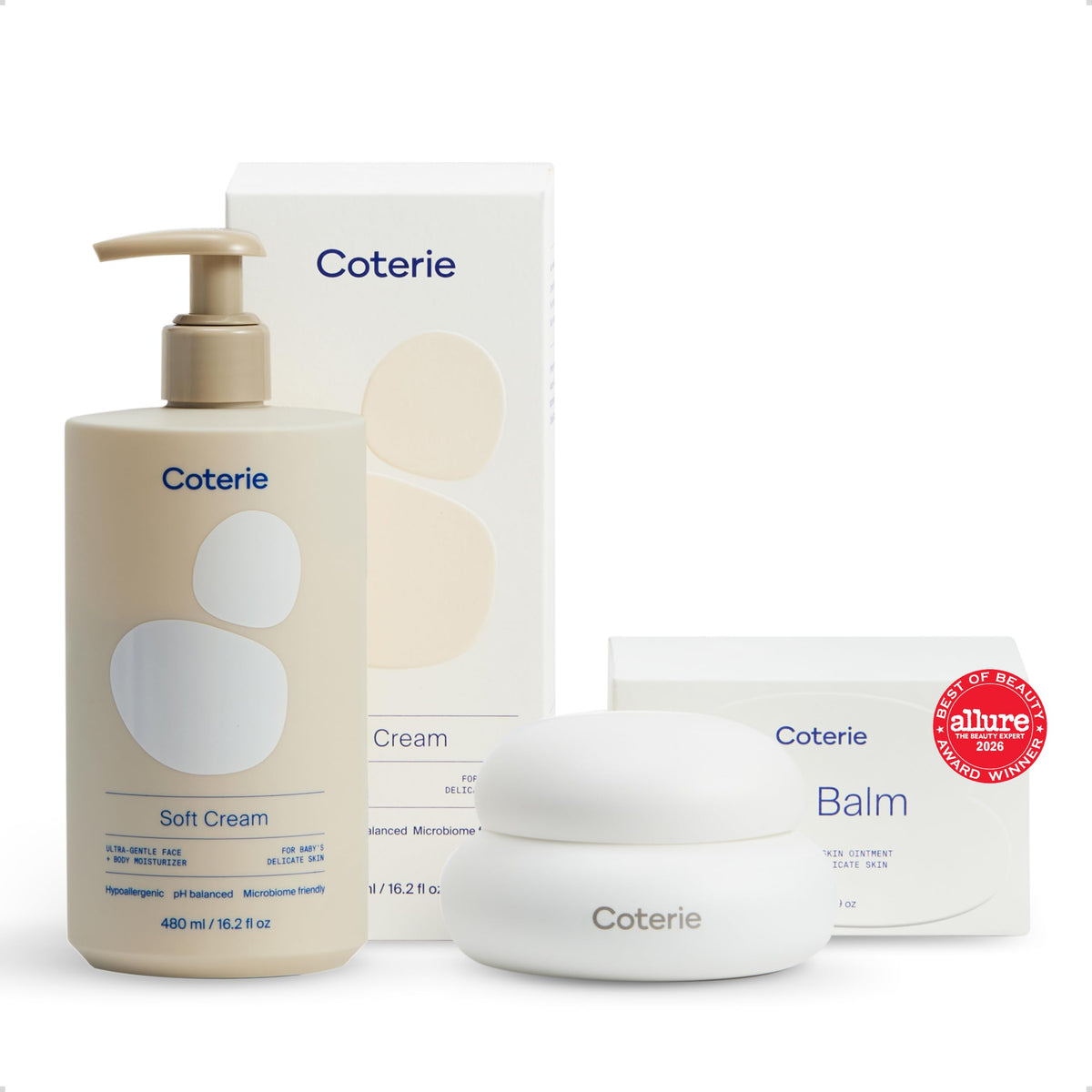 Coterie Baby Skincare Essentials Set for Sensitive Skin