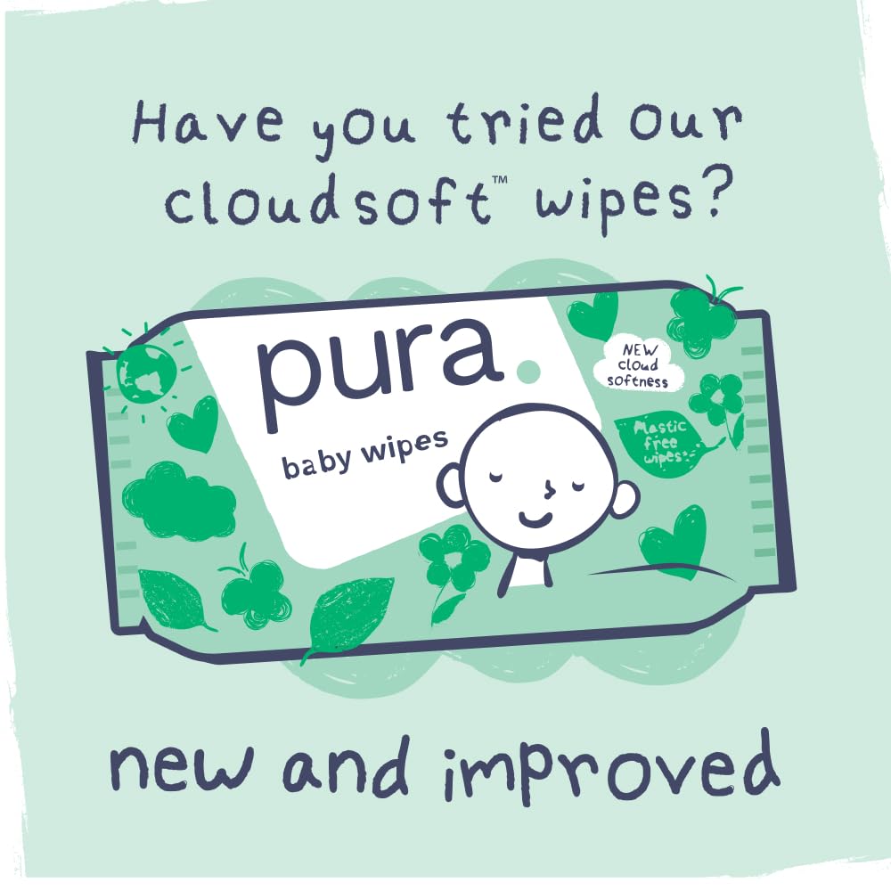 Pura Newborn Baby Diapers for Sensitive Skin