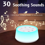 ColorsNoise White Noise Machine with Baby Night Light