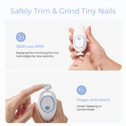 Momcozy Electric Baby Nail File & Trimmer Set