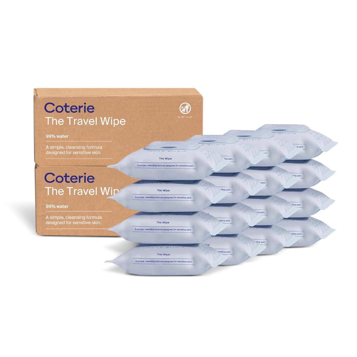 Coterie Sensitive Skin Baby Wipes, 99% Water & Unscented