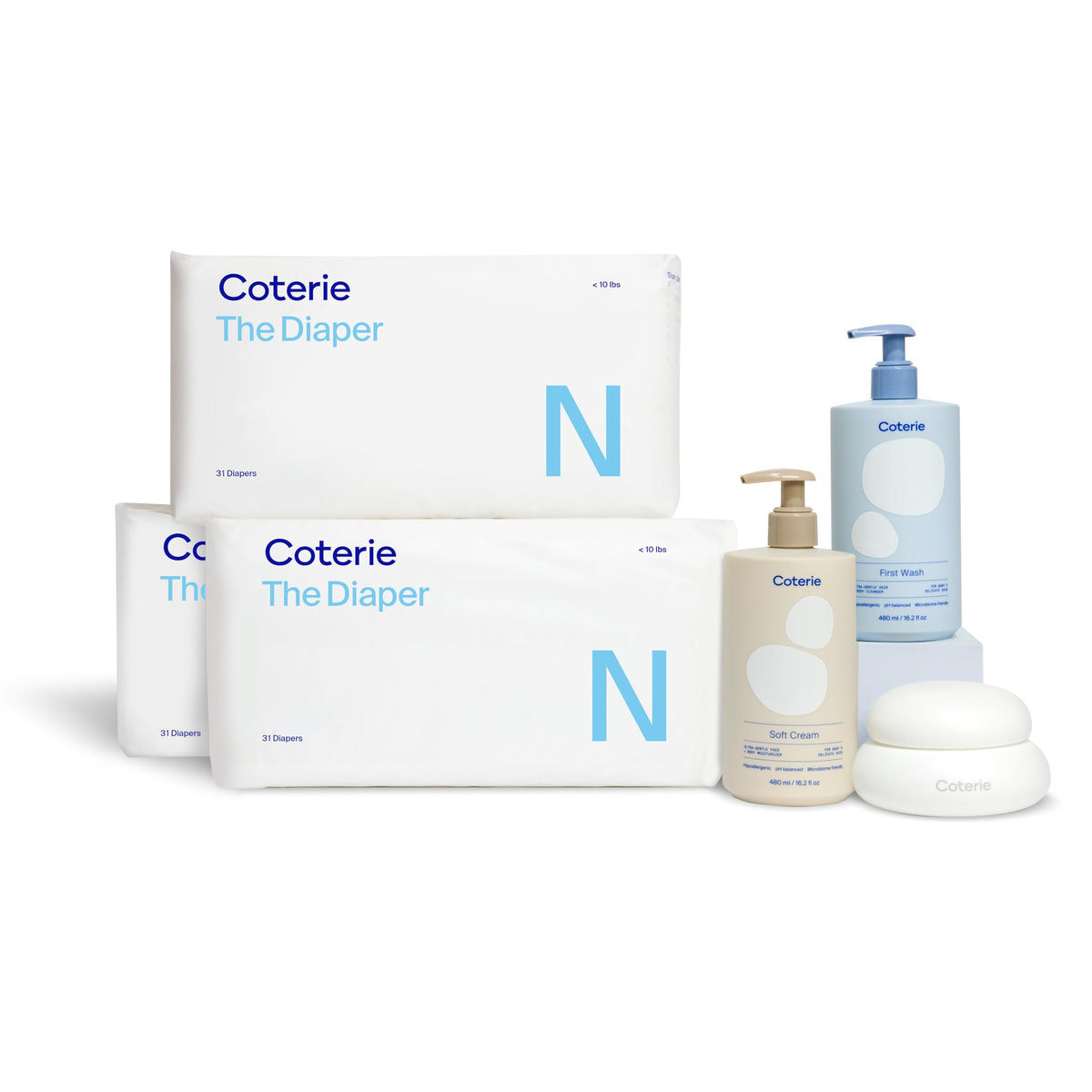 Coterie Baby Skincare Essentials Set for Sensitive Skin
