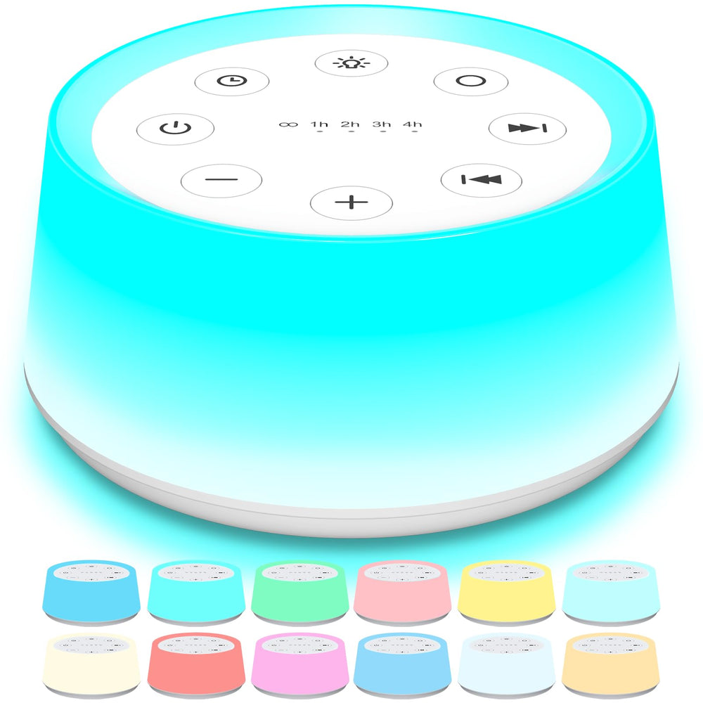 ColorsNoise White Noise Machine with Baby Night Light
