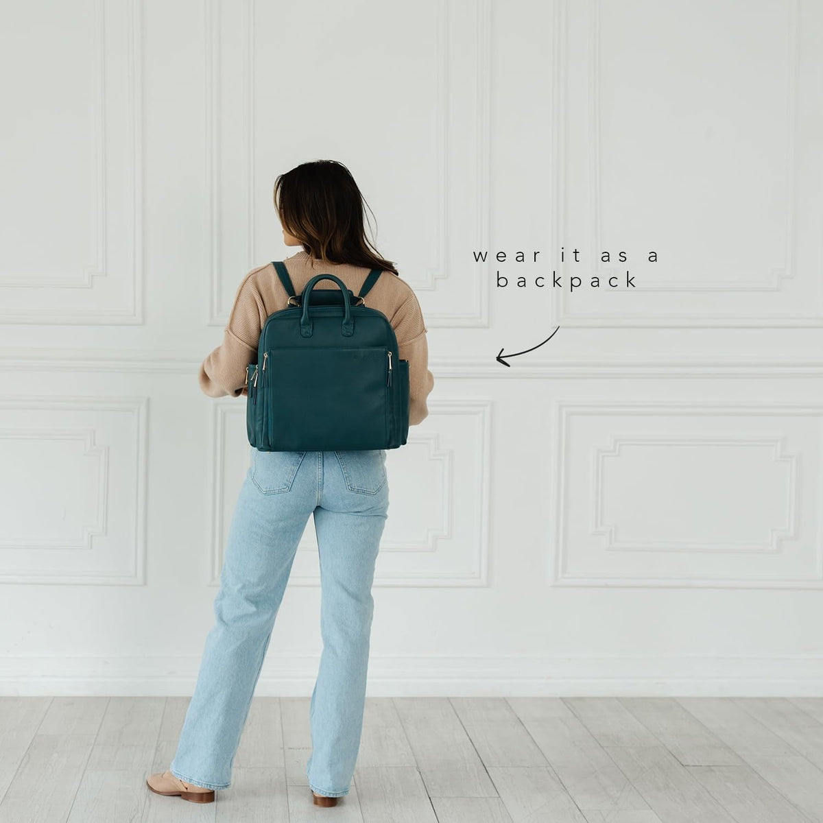Ayla & Co Convertible Diaper Bag Backpack with Insulated Pockets