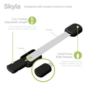 SKYLA HOMES Baby Proofing Cabinet Strap Lock Set