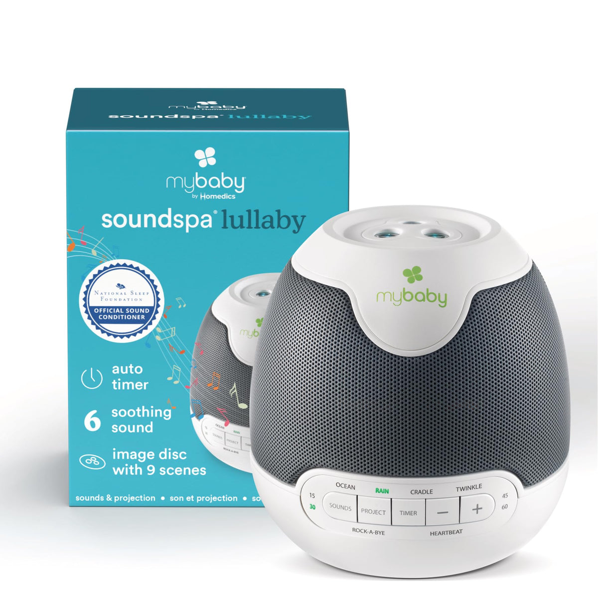 MyBaby Lullaby Sound Machine & Nursery Projector
