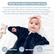 ZIGJOY 2.5 TOG Fleece Baby Swaddle Sleep Sack 3–12 Months