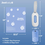 Jool Baby Lavender-Scented Diaper Bag Dispenser Set