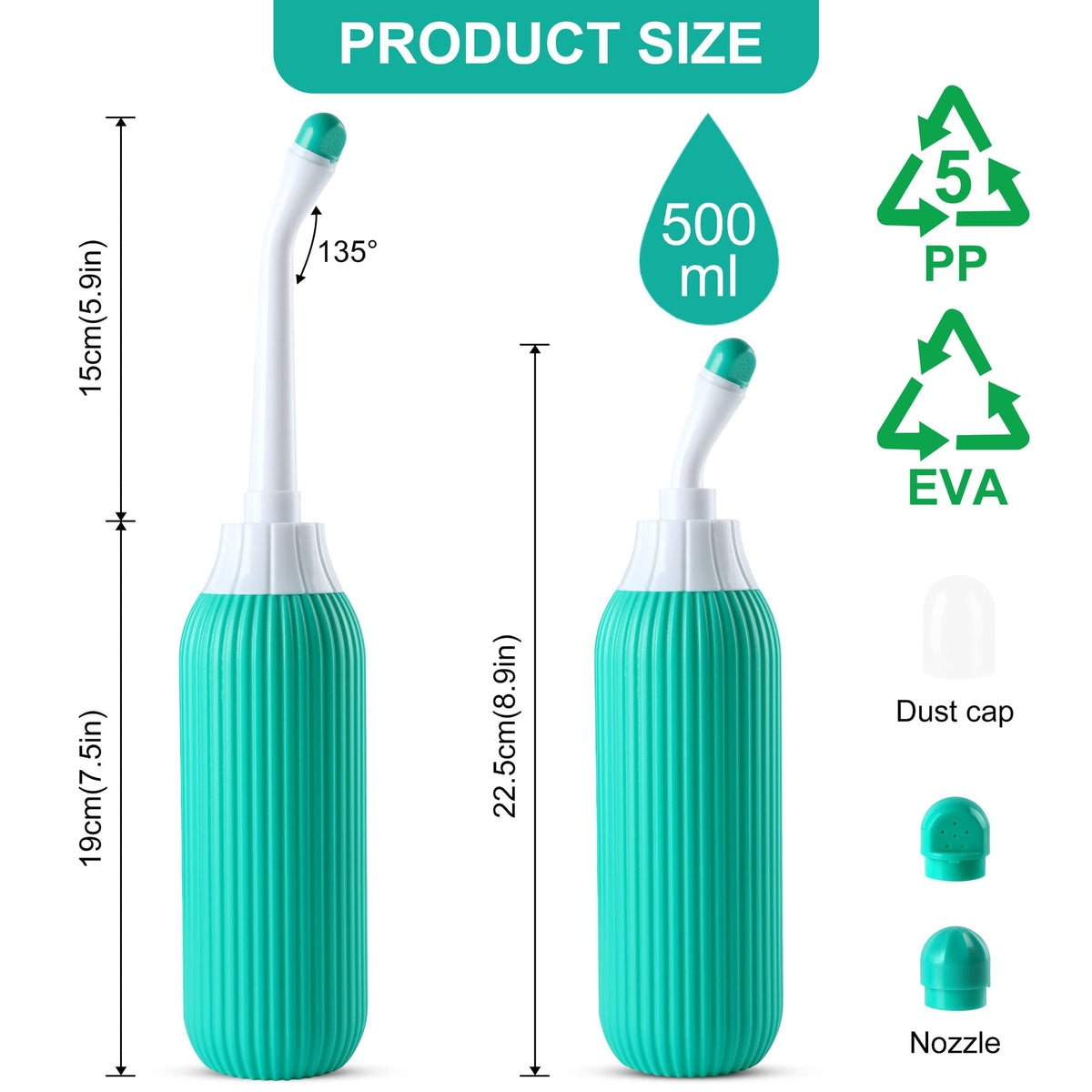 Portable Bidet,Tauphete Rinse for Postpartum Care | Inverted Bottle for perineal Cleaning and Recovery