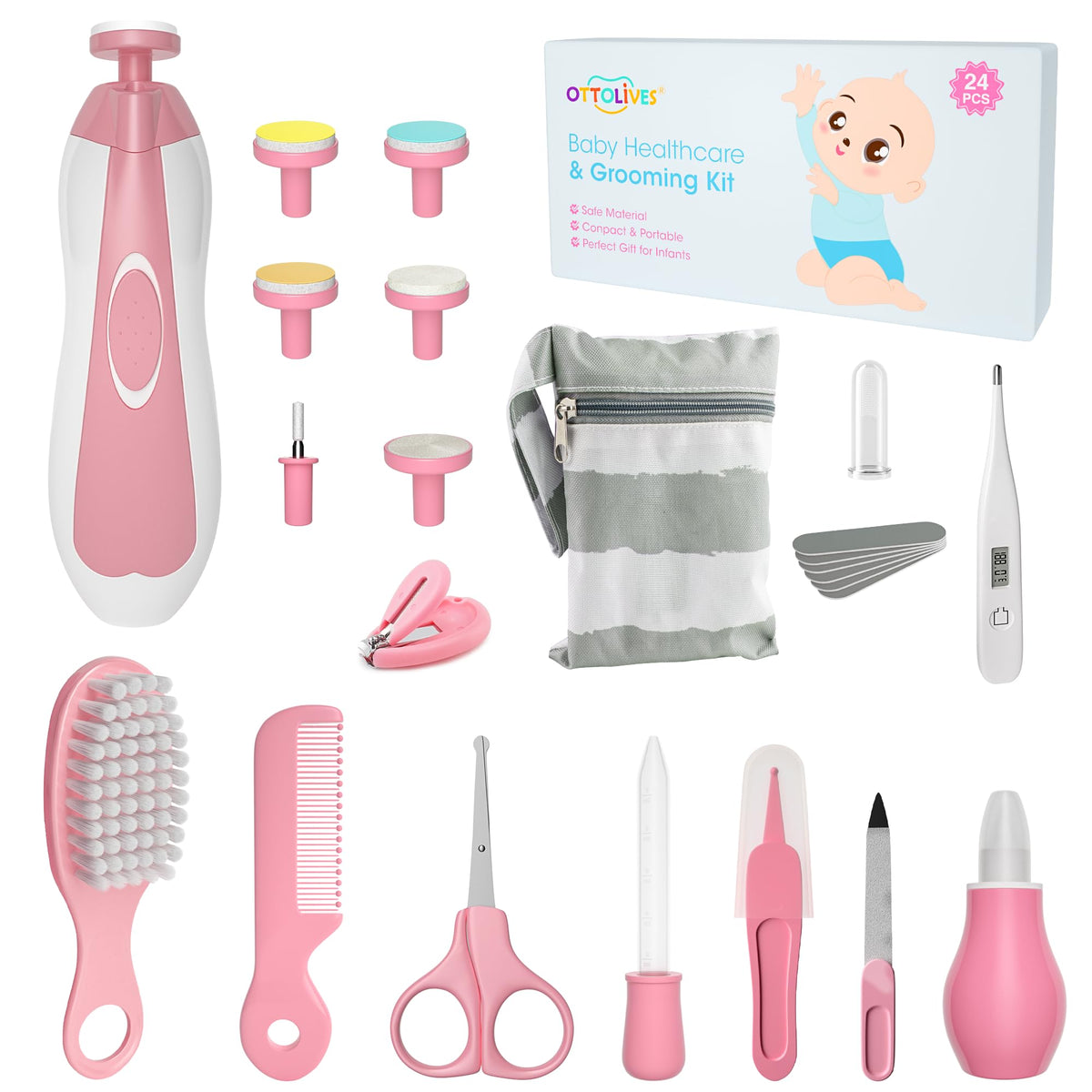 OTTOLIVES Baby Healthcare & Electric Grooming Kit