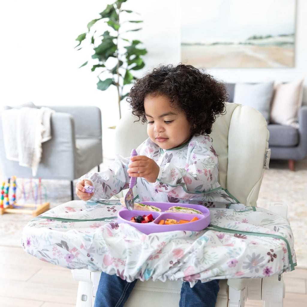 Bumkins Baby Tray Mate Sleeved Feeding Bib