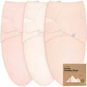 KeaBabies 3-Pack Organic Baby Swaddles for Newborns 0–6M