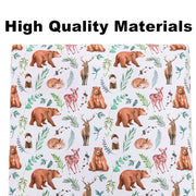 4-Pack Woodland Animal Neutral Fitted Baby Crib Sheets