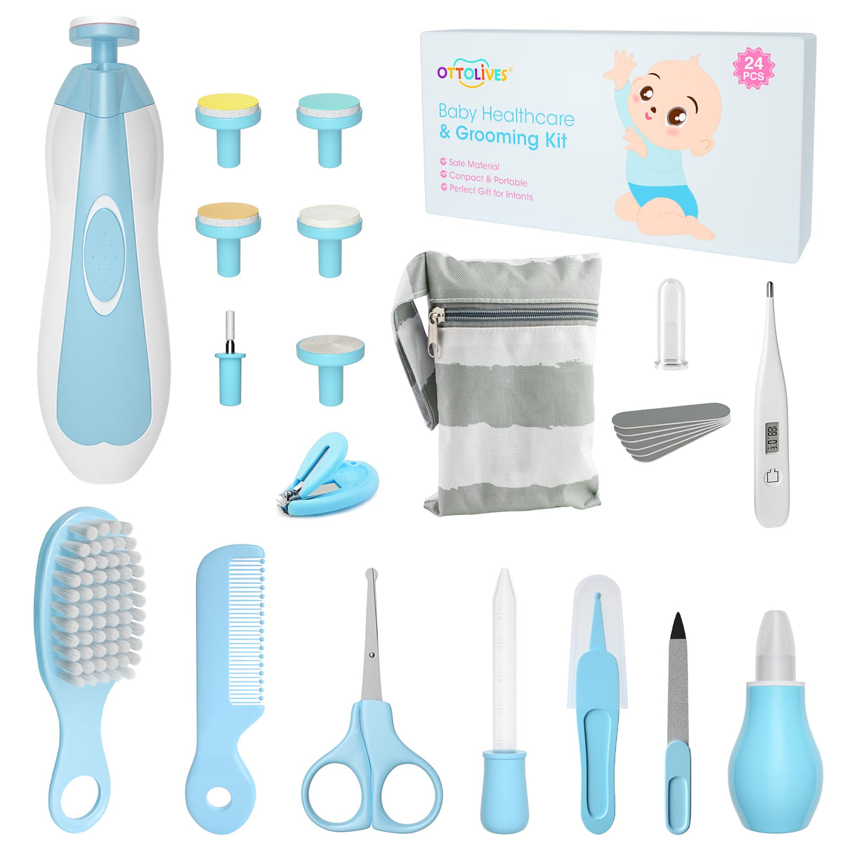 OTTOLIVES Baby Healthcare & Electric Grooming Kit