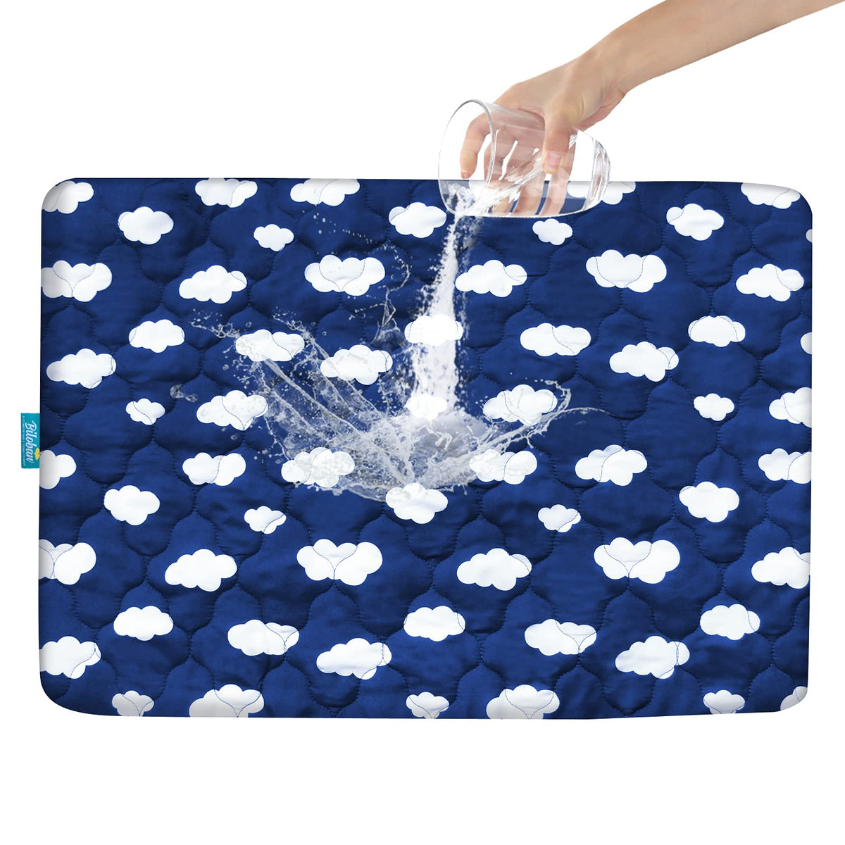 Waterproof Quilted Crib Mattress Protector Fitted Sheet