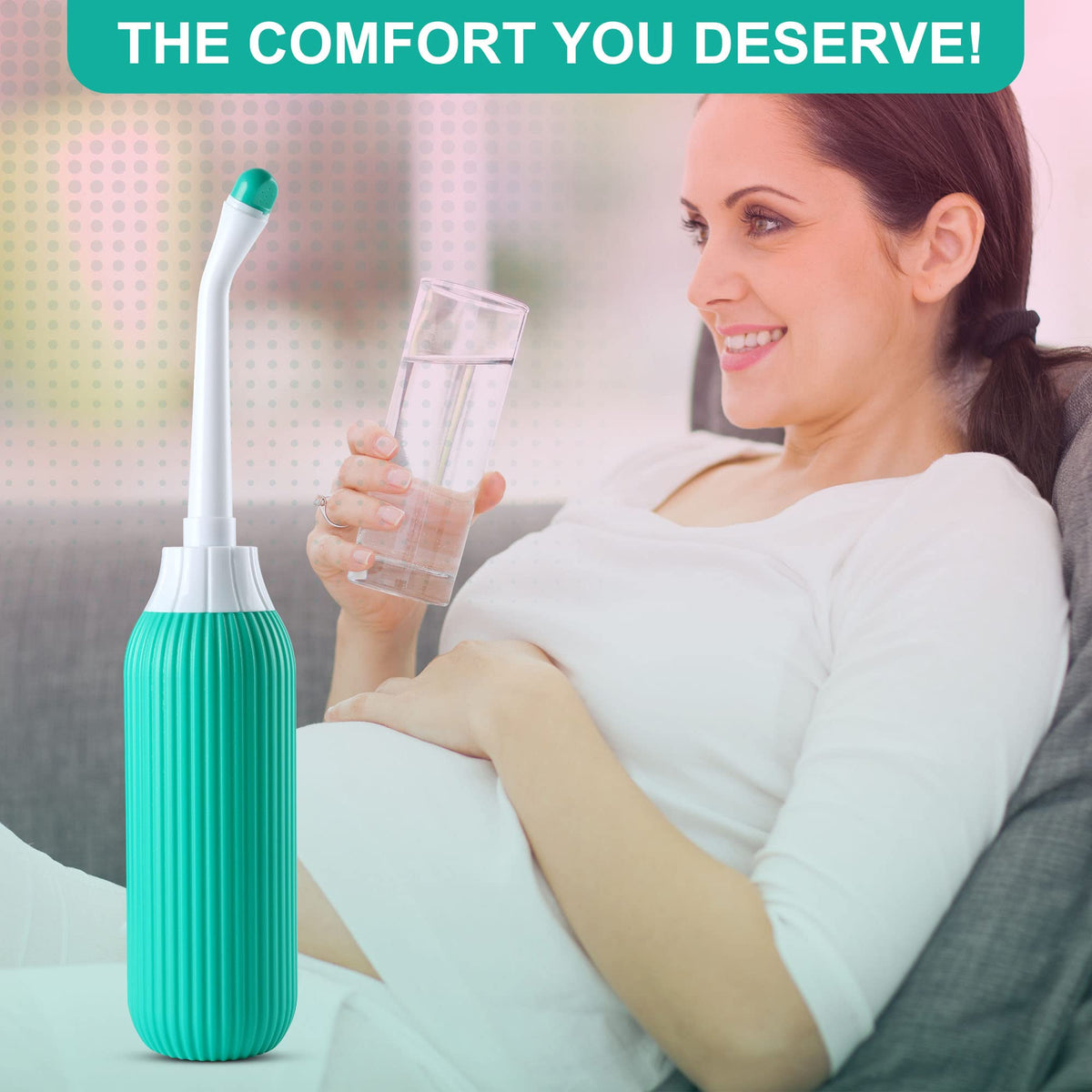 Portable Bidet,Tauphete Rinse for Postpartum Care | Inverted Bottle for perineal Cleaning and Recovery